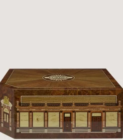 Audley House Marquetry Humidor In Natural