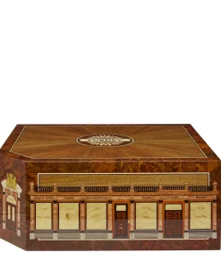 Audley House Marquetry Humidor In Natural