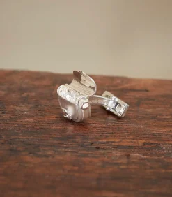 Cartridge Bag Cufflinks In Silver