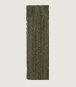 Cashmere Cable Knit Socks