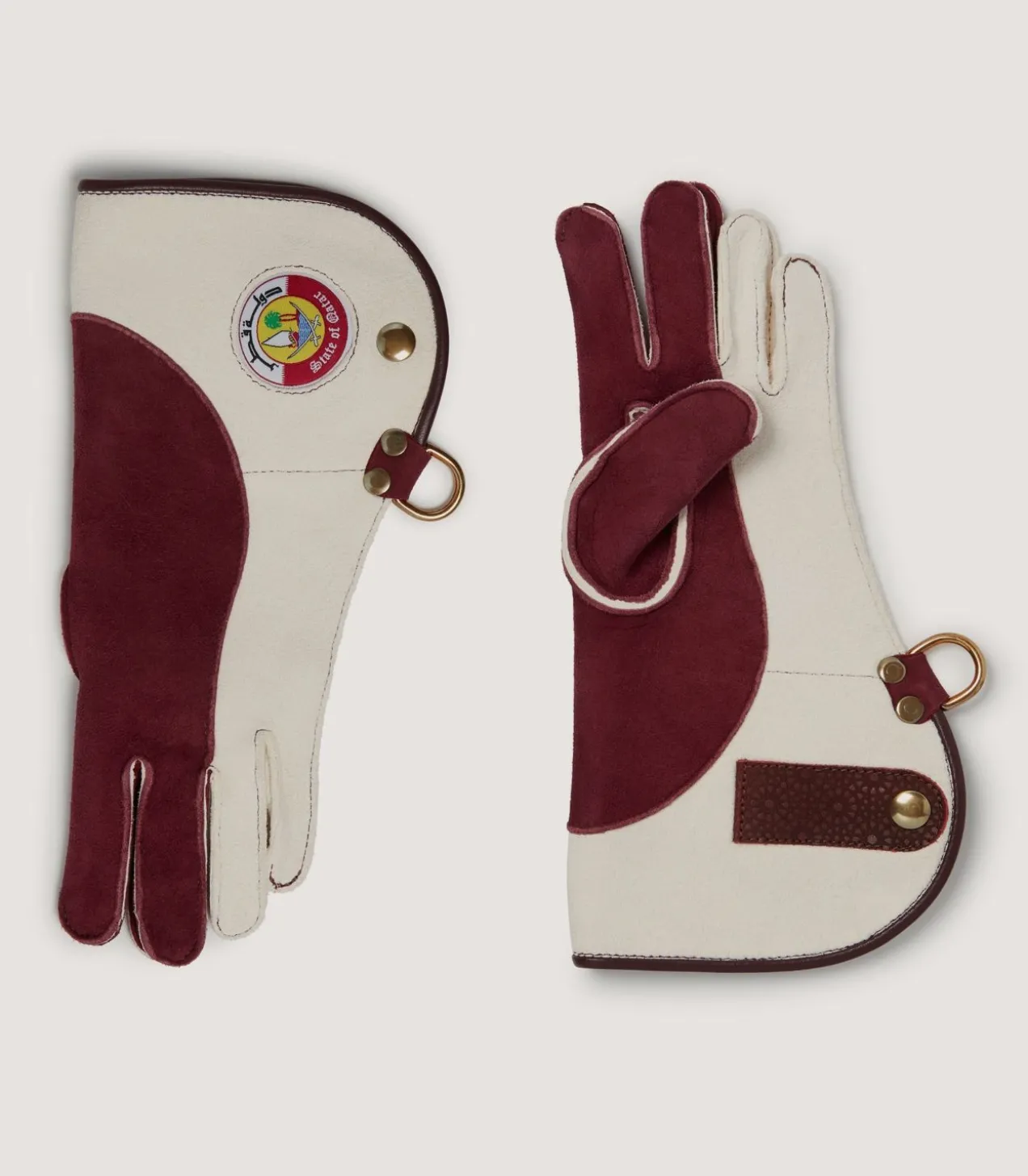 Children Falconry Glove Limited Edit 8 Qatar Badge In Multi
