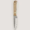 Damascus Hunting Knife In Walnut
