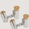 Double Cartridge Silver Cufflinks In Silver