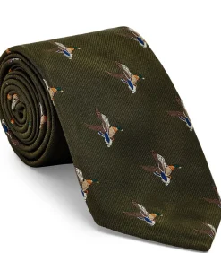 Landing Duck Tie In Khaki