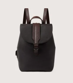 Leather Backpack Ghillie In Dark Brown