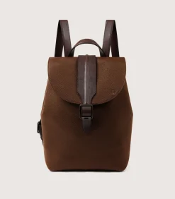 Leather Backpack Ghillie In Cognac