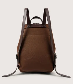 Leather Backpack Ghillie In Cognac