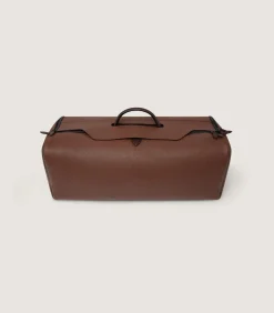 Leather Holdall Suiter Decoy In Cognac