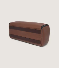 Leather Holdall Suiter Decoy In Cognac