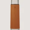 Leather Thermos Flask In Tan
