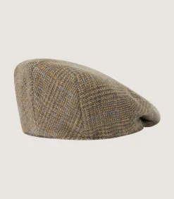 Litton Short Peak Tweed Cap In Morlich
