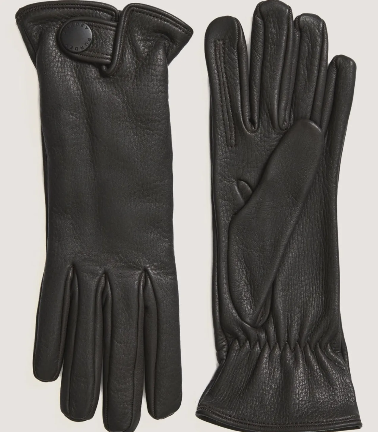 Men'S Cashmere Lined Deerskin Sporting Gloves - Right Hand Trigger In