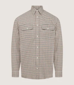 Men'S Club Check Double Pocket Shirt