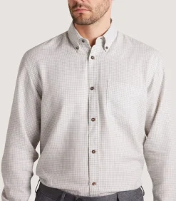 Men'S Cotton Cashmere Button Down Shirt
