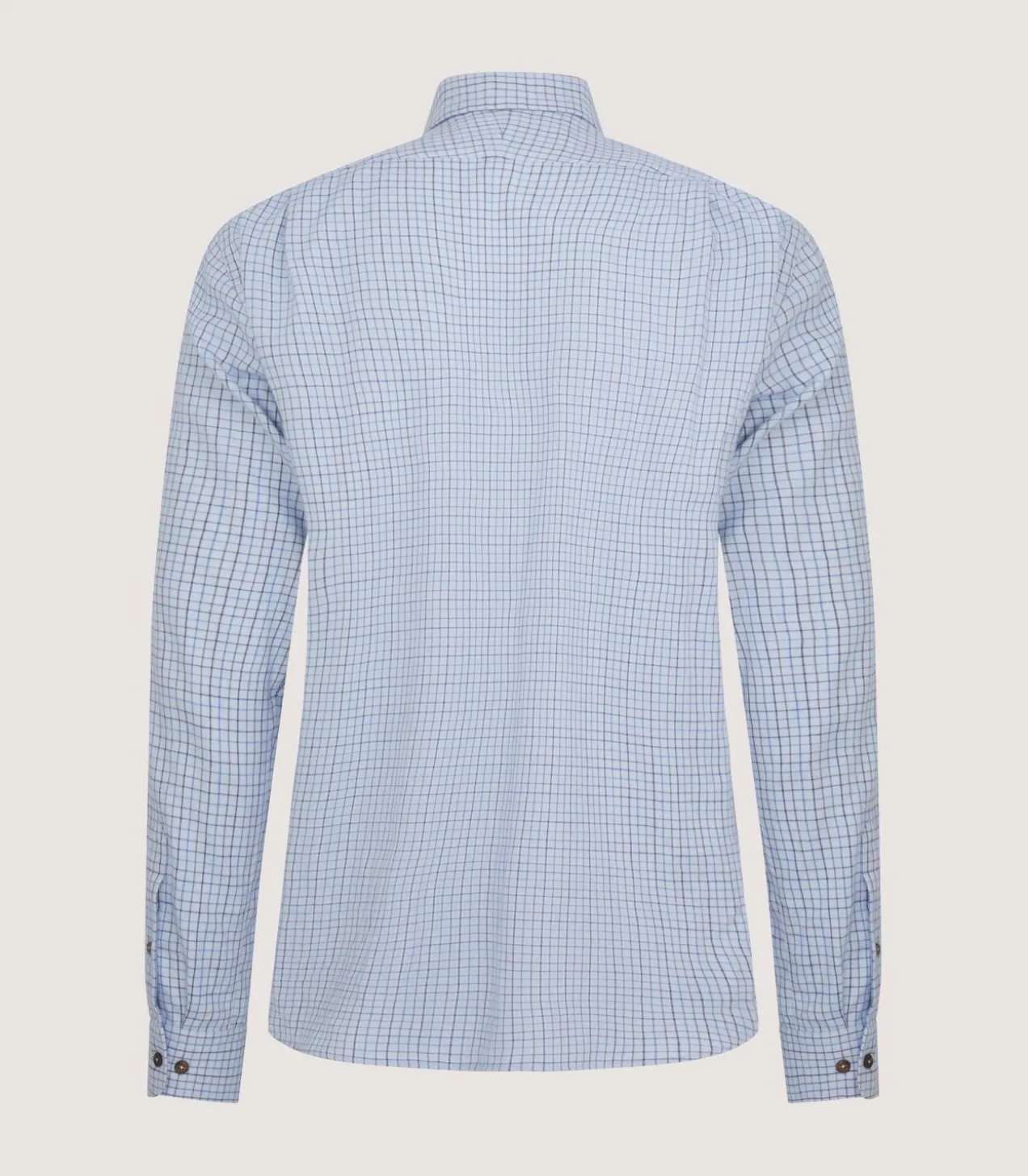 Men'S Cotton Cashmere Sporting Shirt In Loch Blue
