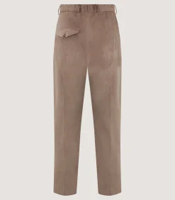 Men'S Double Buckle Cord Trousers
