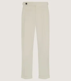 Men'S Double Buckle Cord Trousers