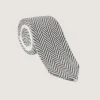 Men'S Herringbone Cashmere Tie