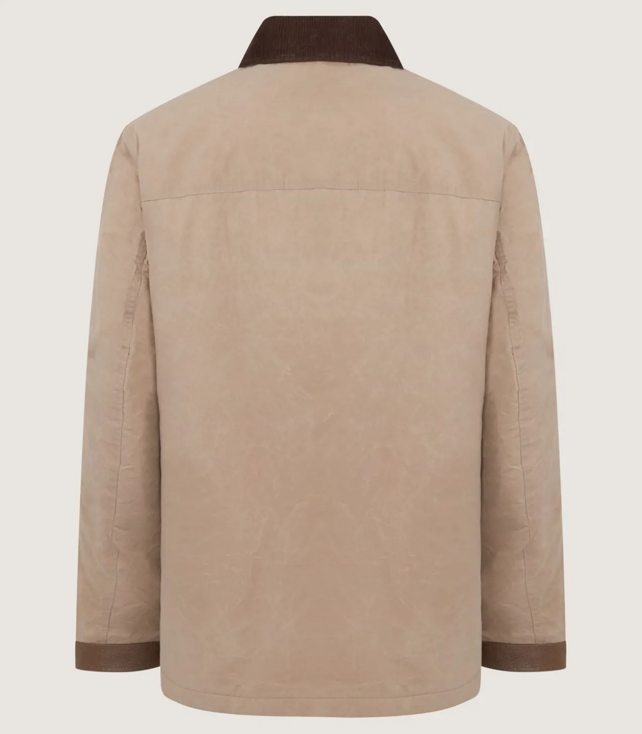 Men'S Khaki Latch Coat