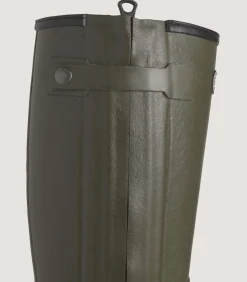 Men'S Le Chameau Chasseur Wool Lined Boot In Dark Green