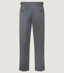 Men'S Merino Flannel Double Buckle Trouser