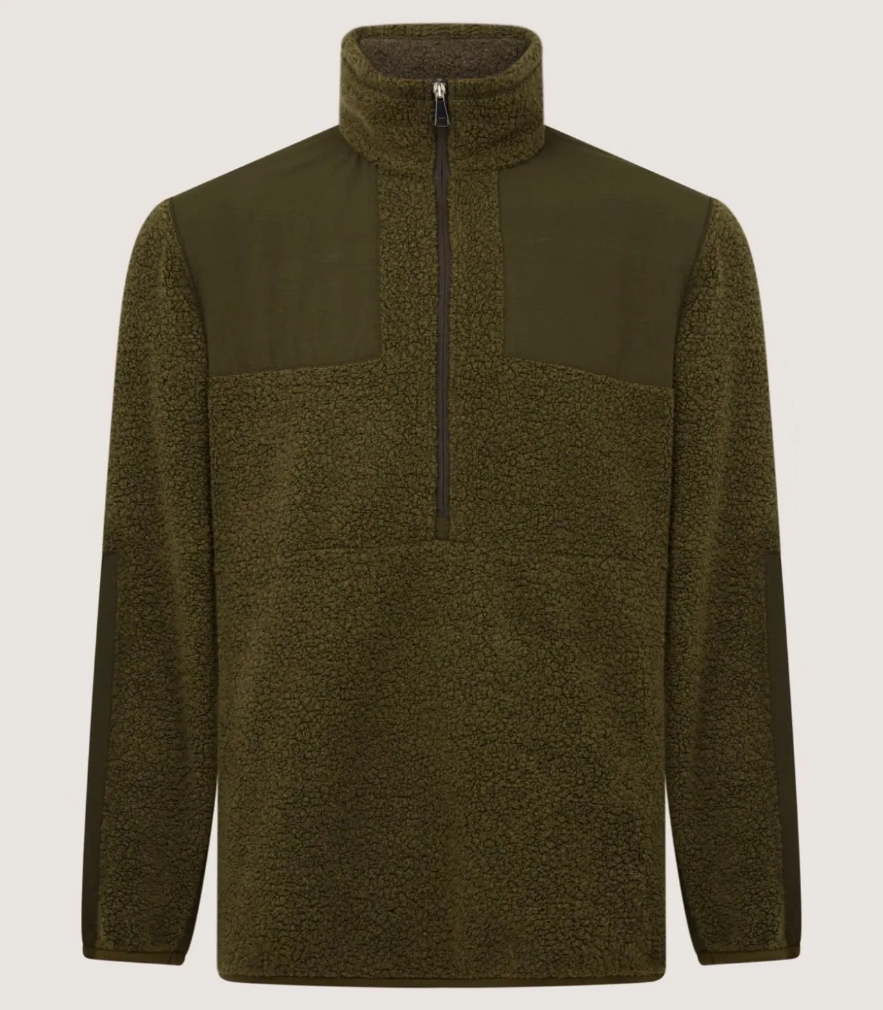 Men'S Merino Lux Half Zip Sporting Fleece