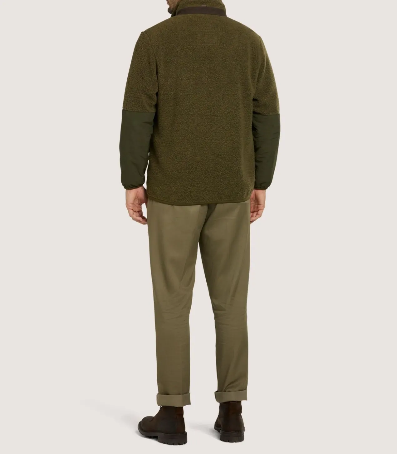 Men'S Merino Lux Half Zip Sporting Fleece