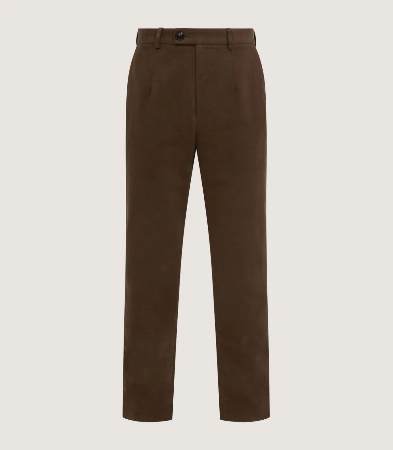 Men'S Moleskin Flat Front Sporting Trouser