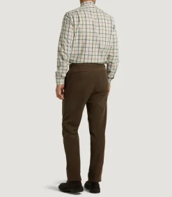 Men'S Moleskin Flat Front Sporting Trouser