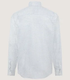 Men'S Pale Indigo Double Pocket Shirt