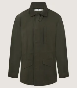 Men'S Range Coat In Dark Olive