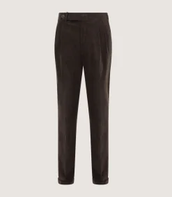 Men'S Side Buckle Trouser In Ebony