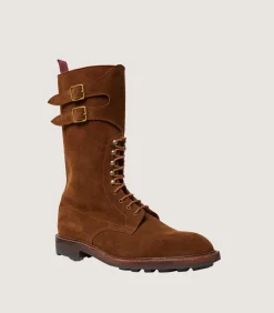 Men'S Suede Twin Stap Boot With Ridgeway Sole