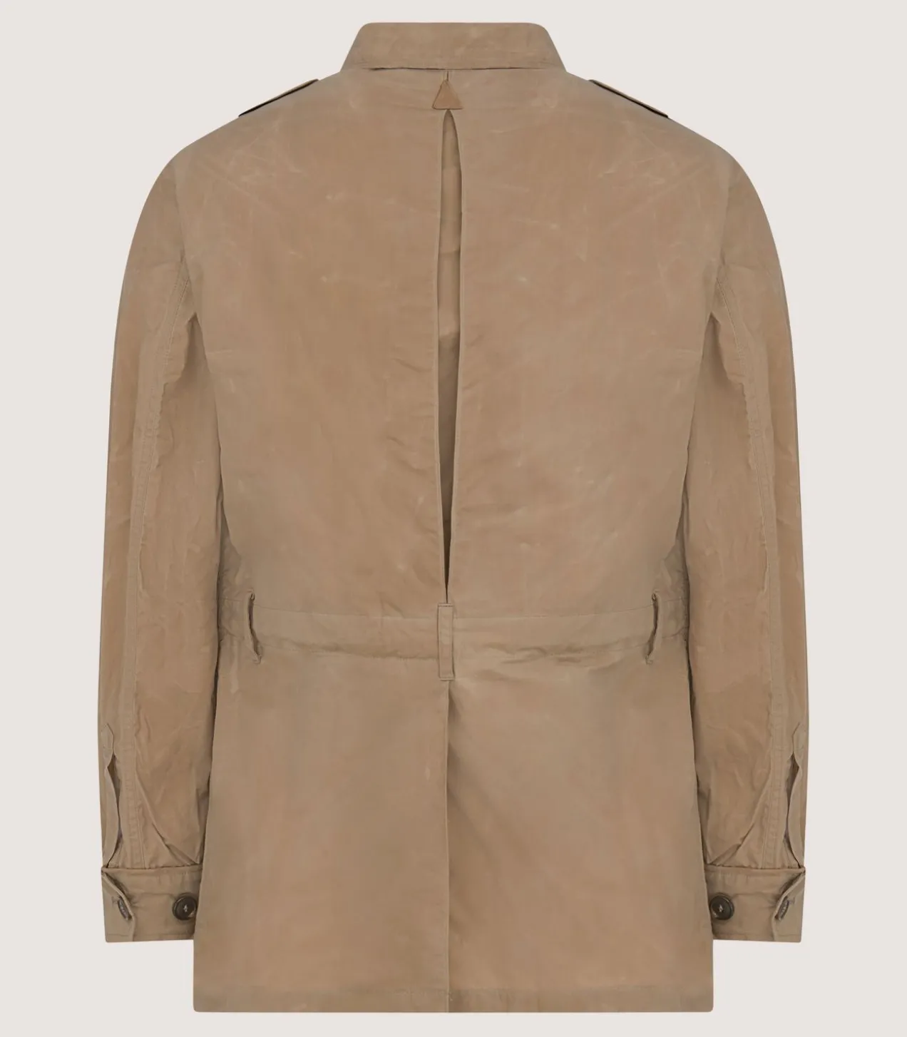 Men'S Summer Dry Wax Safari Jacket In Taupe