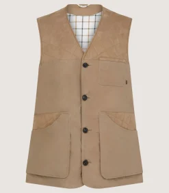 Men'S Summer Dry Wax Sporting Vest In Taupe