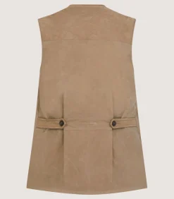 Men'S Summer Dry Wax Sporting Vest In Taupe