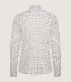 Men'S Summer Sporting Tattersall Double Cuff Shirt