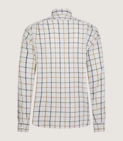 Men'S Summer Sporting Windowpane Pocket Shirt In Green