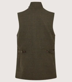Men'S Technical Tweed High Collar Sporting Vest In Strathbeg