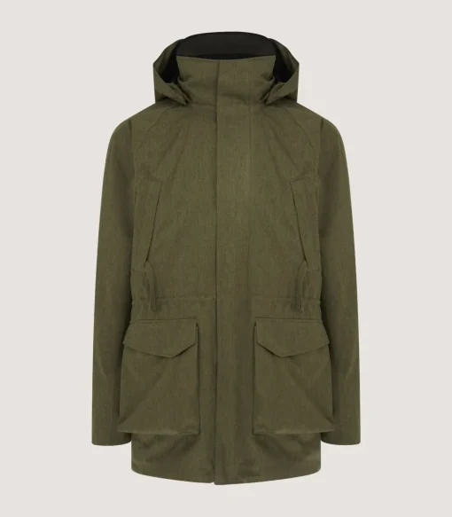Men'S Technical Yorkshire Field Coat In Moss Green