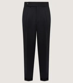 Men'S Two Pleat Trouser In Black