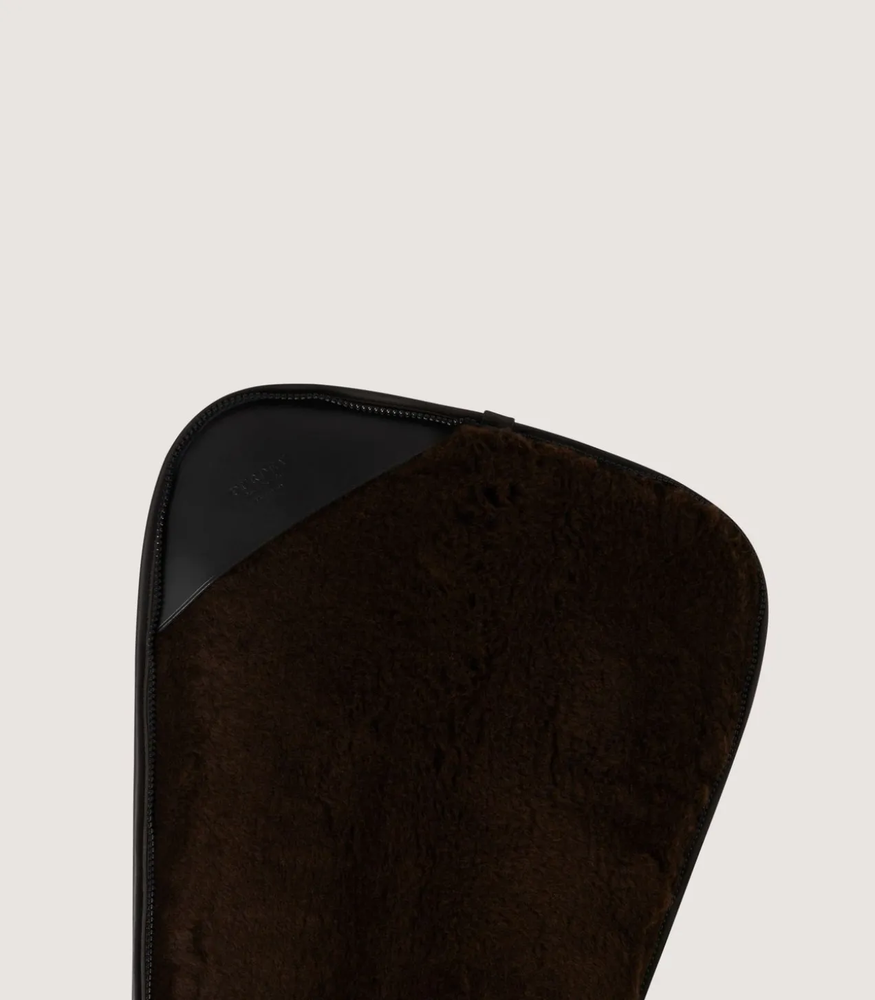 Nettle Canvas Slip - Sheepskin Lined In Moss Green
