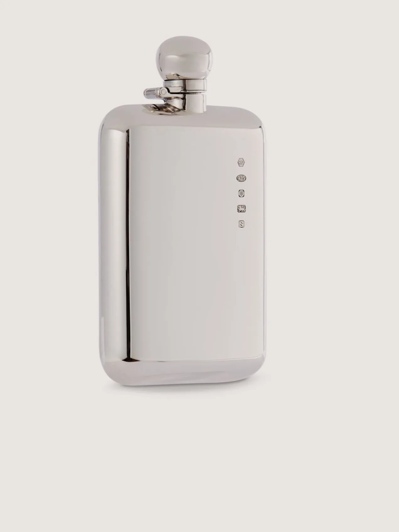 6Oz Silver Flask With Funnel In Walnut Case In Silver