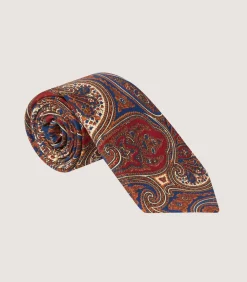 Paisley Tie In Navy