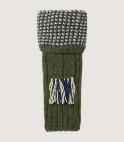 Pentire Alpaca Field Sock In Forest Green
