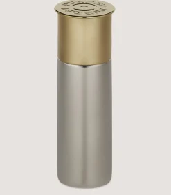 Pewter Cartridge Flask In Steel