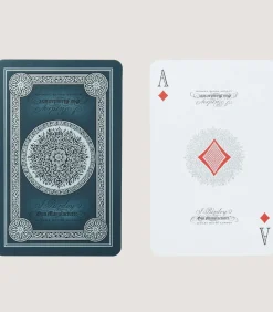 Purdey Engraved Playing Cards In Midnight Blue