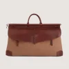 Side-By-Side Weekend Bag In Walnut