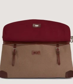Side-By-Side Weekend Bag In Walnut