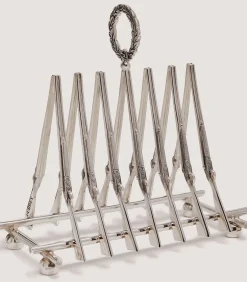 Silver Toast Rack In Silver